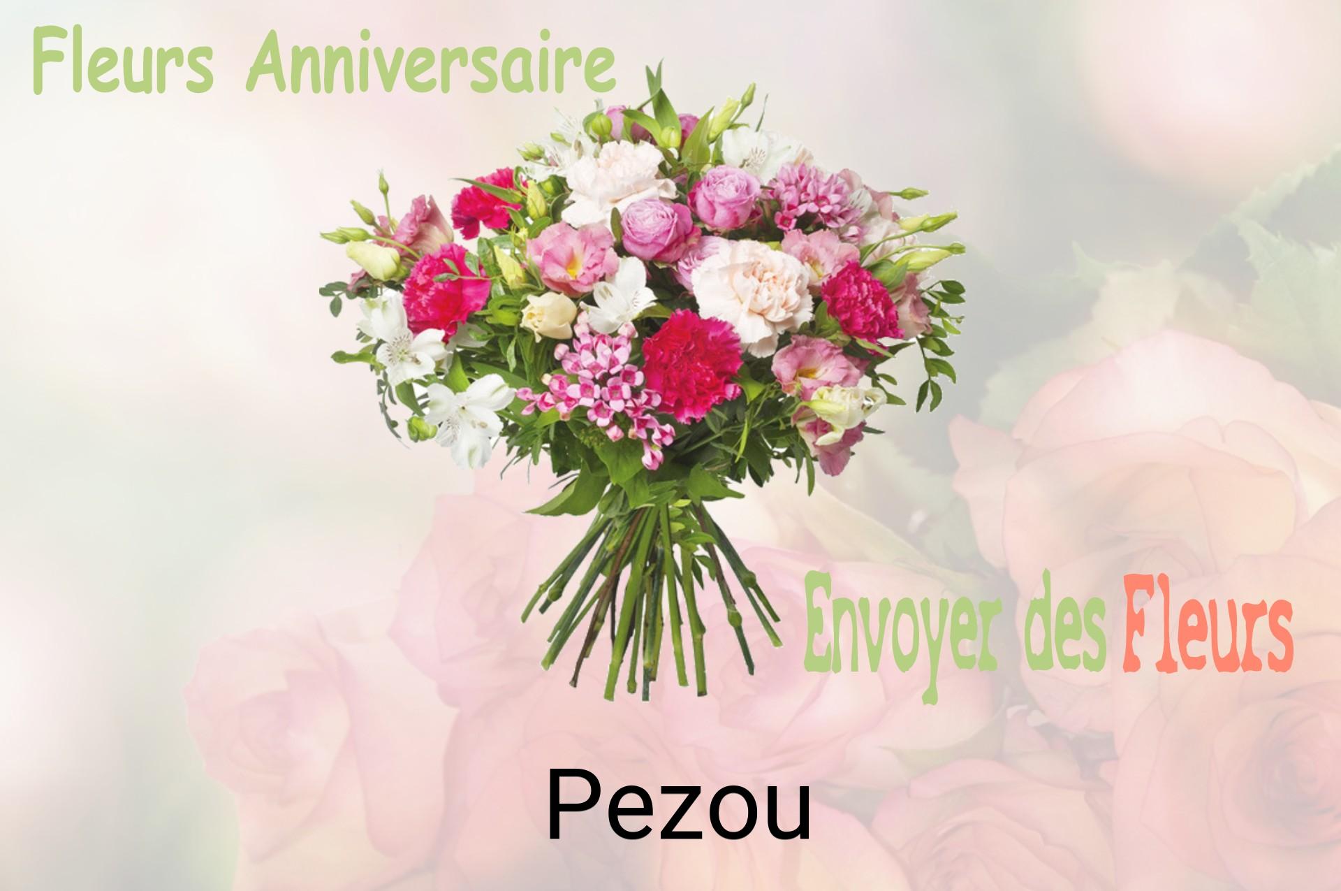 Bouquet de fleurs d’anniversaire livré à Pezou