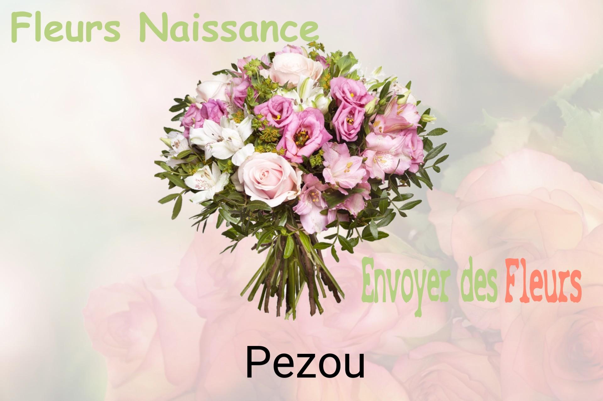 Bouquet de fleurs de naissance livré à Pezou
